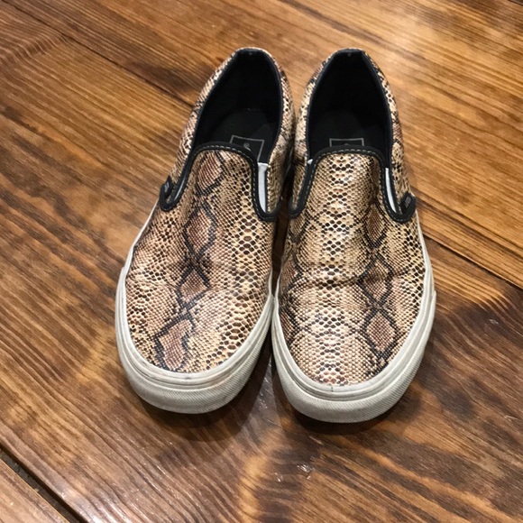 vans python slip on womens